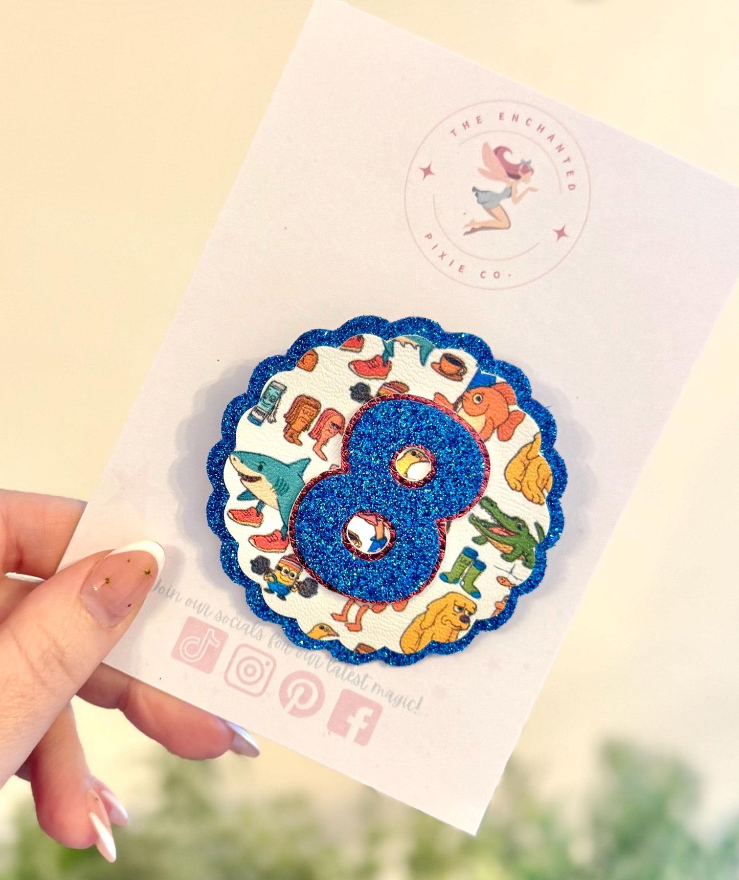 Brain Rot Birthday Badge – Any Age Kids Party Outfit Accessory