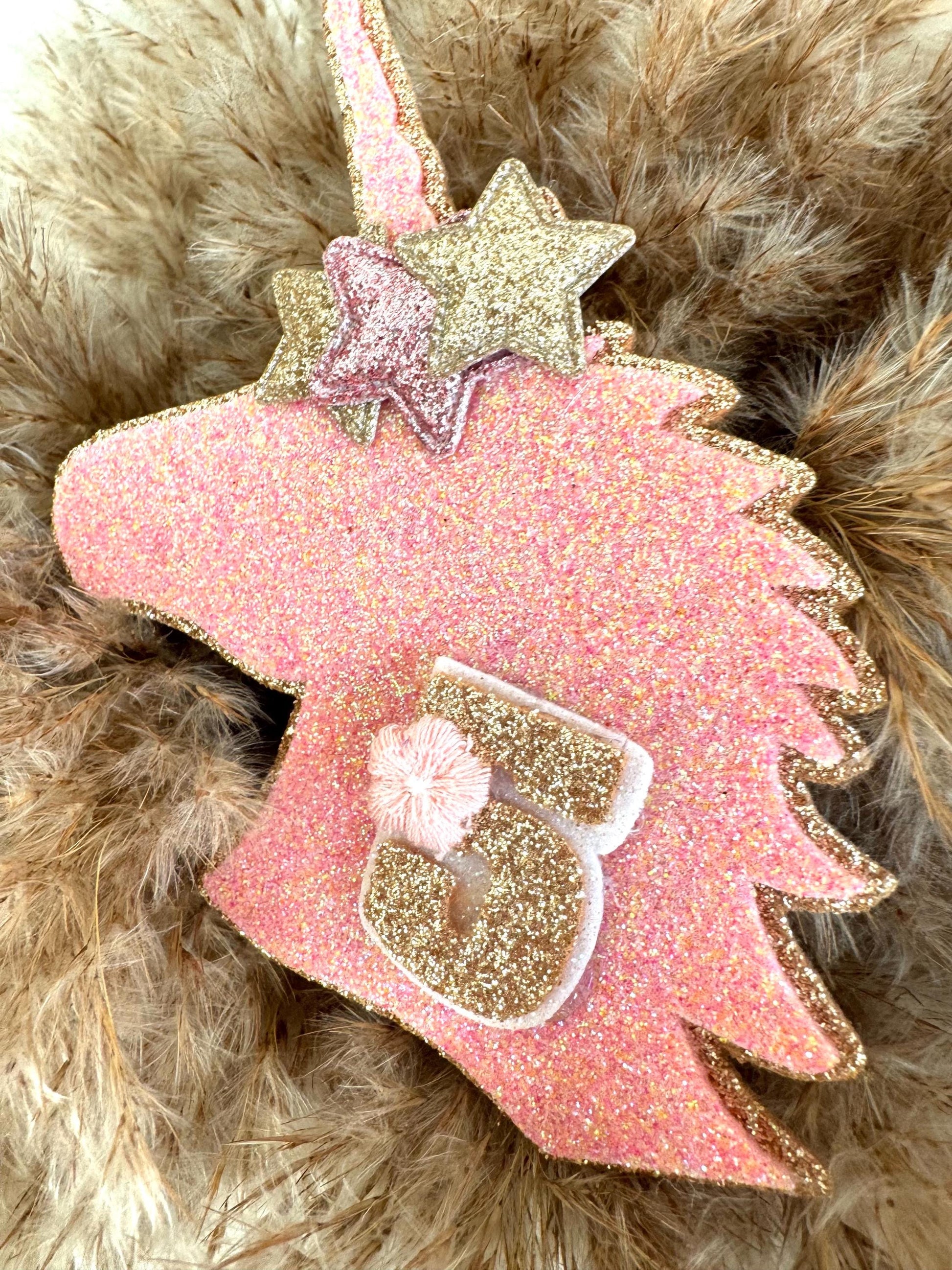 Unicorn sparkle birthday glitter badge all ages